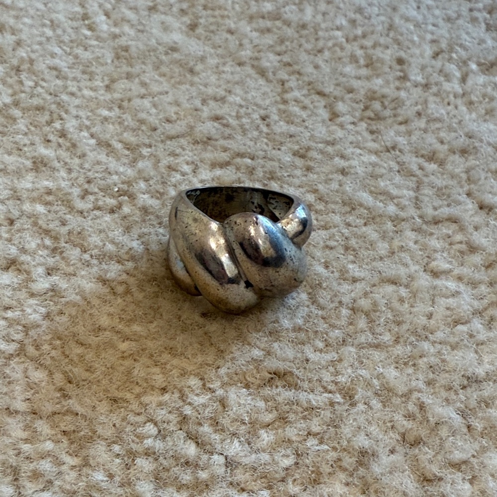 Vintage Chunky Sterling Silver Ring